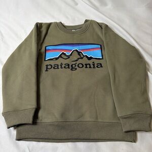 Patagonia Kids Olive Green Sweater